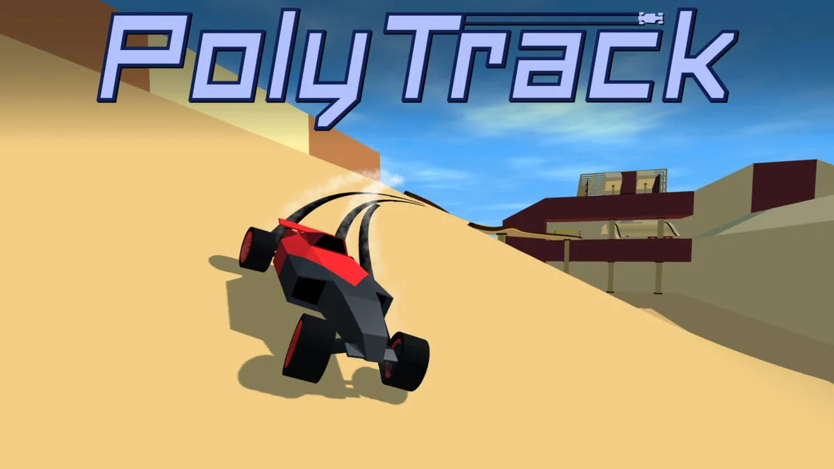 Offizielles CrazyGames-Titelbild fur PolyTrack